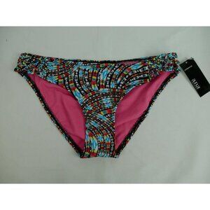 New A New Approach Geometric Print Hipster Bikini Bottom Womens Size 6
